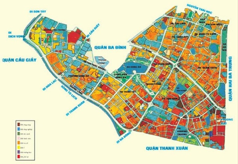 Bản đồ Quy Hoạch Thành Phố Hà Nội