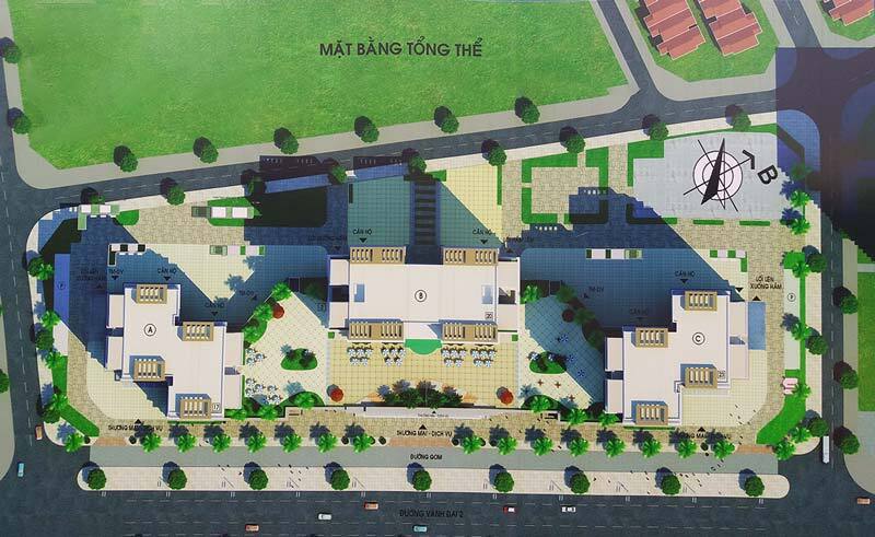 Mặt bằng tổng thể dự án UDIC WestLake
