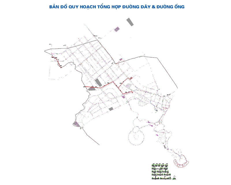 Bản đồ quy hoạch quận Đồ Sơn - Quy hoạch đường dây và đường ống