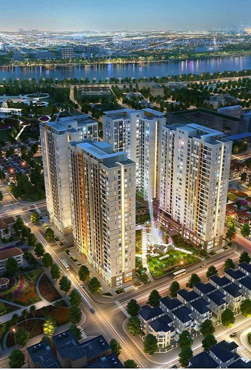 Phối cảnh tổng quan dự án Victoria Village Quận 2