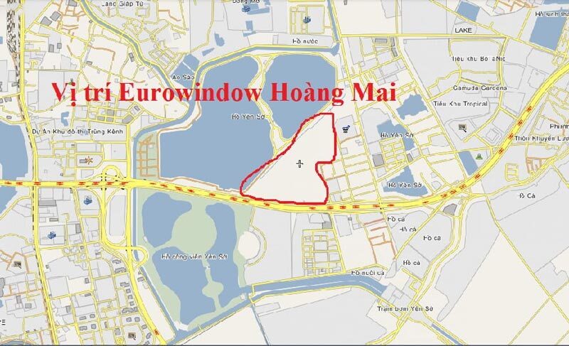 Vị trí dự án Eurowindow Lake City