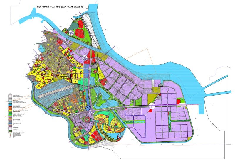 Bản đồ quy hoạch quận Hải An - Quy hoạch sử dụng đất