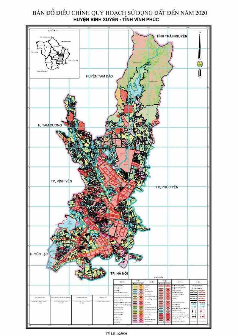 Bản đồ kế hoạch sử dụng đất 2020