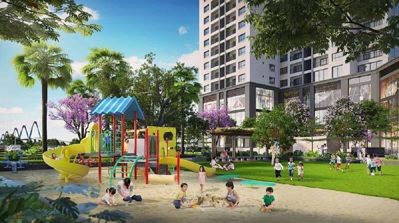 Khu vui chơi cho trẻ tại dự án