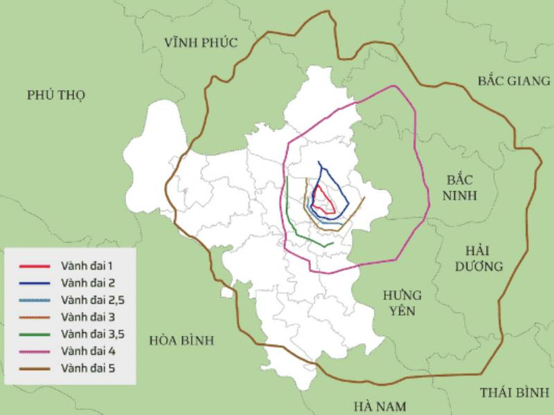 Tìm hiểu sơ lược về dự án tuyến đường vành đai 5 Hà Nội