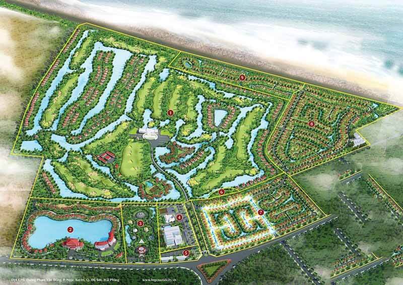 Mặt bằng tổng thể dự án BRG Coastal City Đồ Sơn