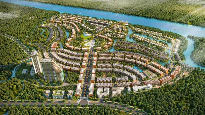 Phối cảnh dự án Eco Village Saigon River Nhơn Trạch