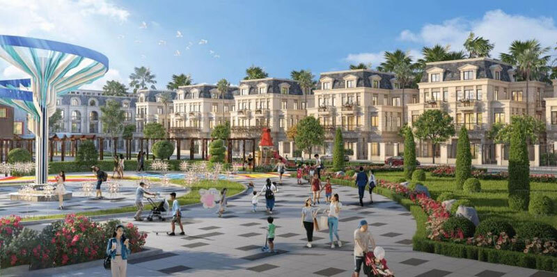 Phối cảnh nơi sinh hoạt chung Tiền Hải Star City