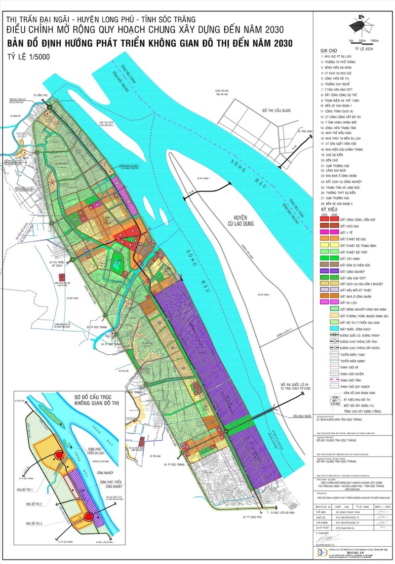 Bản đồ định hướng phát triển quy hoạch thị trấn Đại Nghãi
