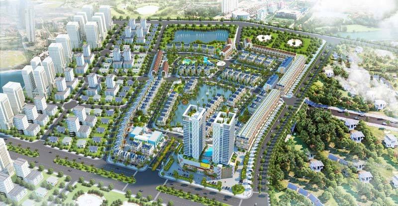 Phối cảnh Khu đô thị Vĩ Cầm
