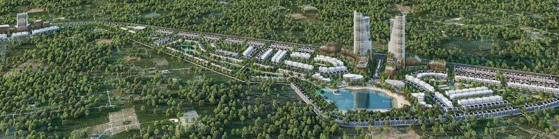 Phối cảnh tổng quan dự án Cà Ná New City Ninh Thuận