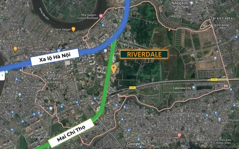 Vị trí dự án The Riverdale Thủ Đức