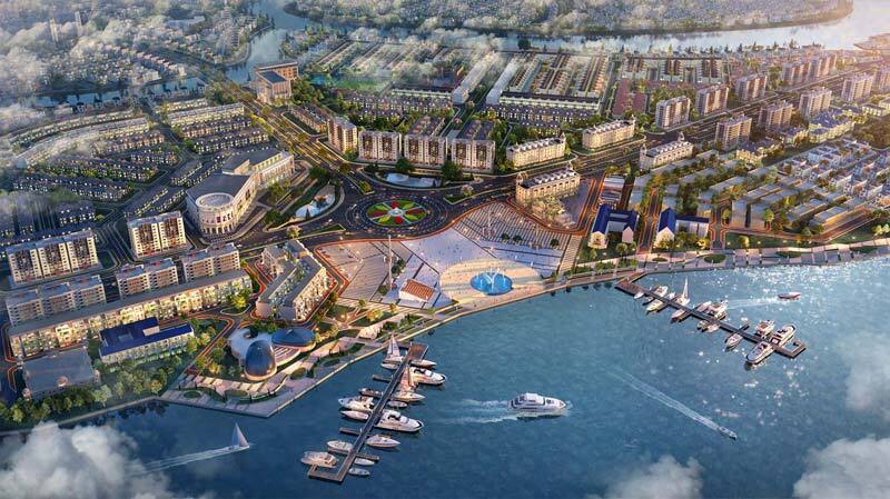 Phối cảnh tổng quan dự án Aqua City Novaland Đồng Nai