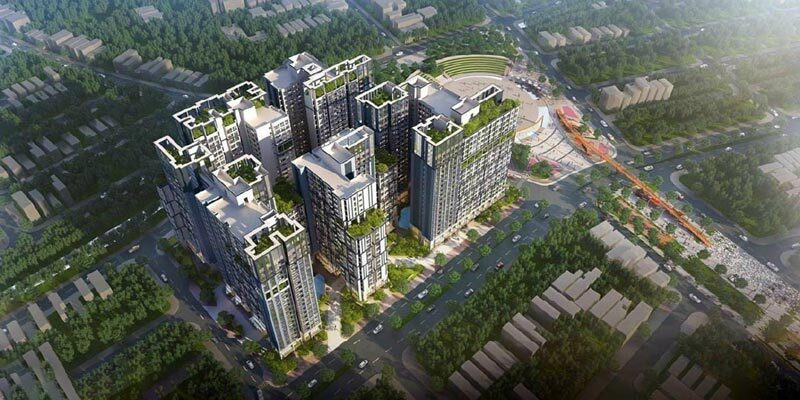 Phối cảnh mặt bằng tổng thể dự án FPT Plaza 3 Đà Nẵng