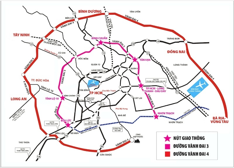 Bản đồ và thông tin quy hoạch chi tiết đường vành đai 3