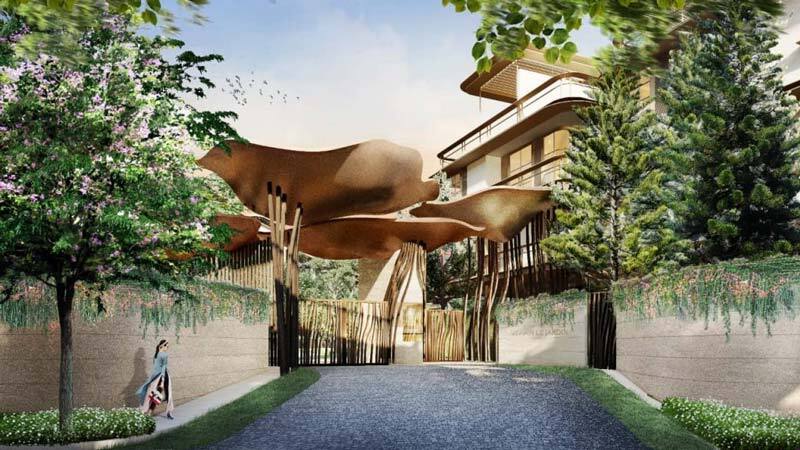 Phối cảnh nội khu dự án Vivian Le Jardin