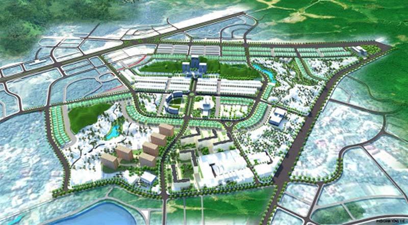 Mặt bằng tổng thể dự án Khu đô thị Bắc Sông Hiến Cao Bằng