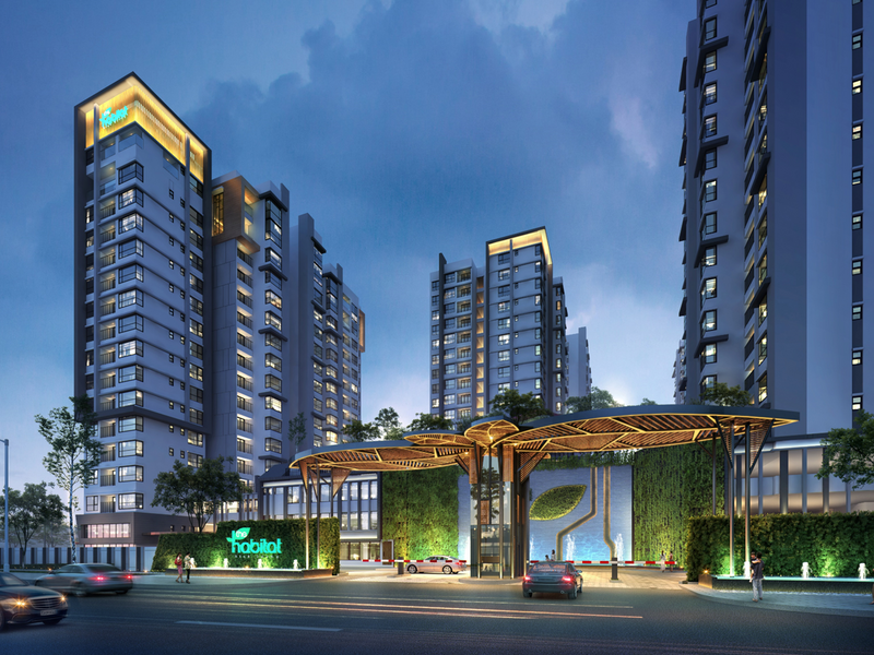 Phối cảnh tổng quan dự án The Habitat