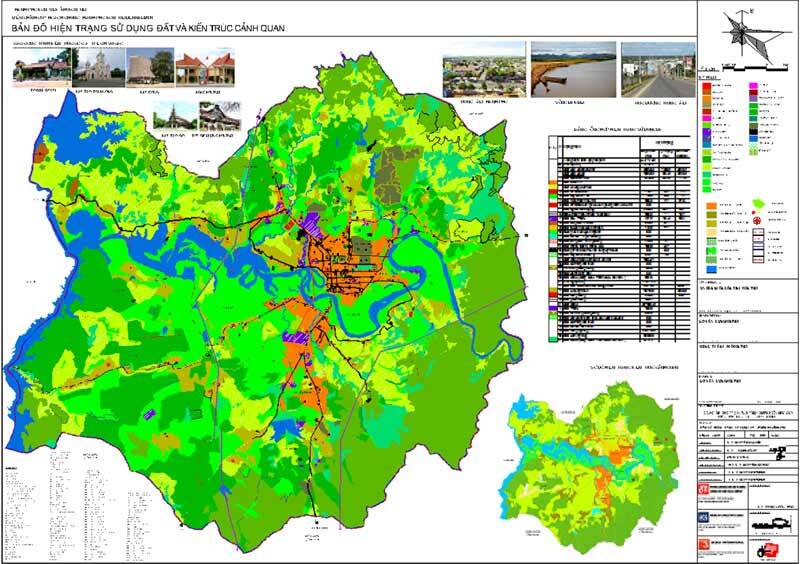 Bản đồ hiện trạng quy hoạch chung thành phố Kon Tum