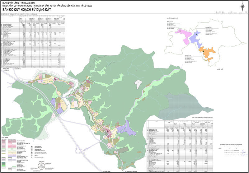 Bản đồ quy hoạch thị trấn Na Sầm tỉnh Lạng Sơn