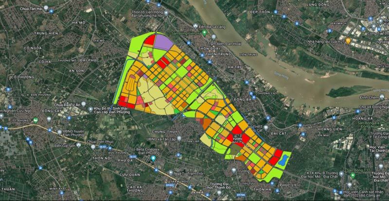 Bản đồ Quy hoạch phân khu đô thị S1, thành phố Hà Nội đến năm 2030