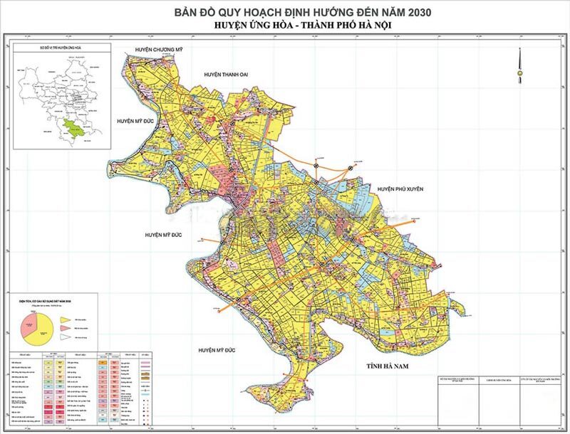 Bản đồ quy hoạch huyện Ứng Hòa đến năm 2030