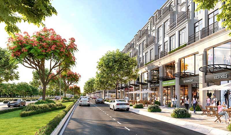 Khu phố thương mại tại dự án
