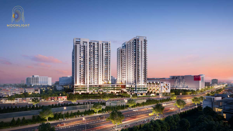 Phối cảnh tổng quan dự án Moonlight Centre Point Bình Tân
