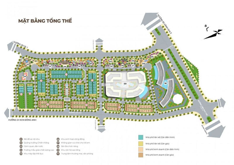 Mặt bằng dự án Calyx Residence