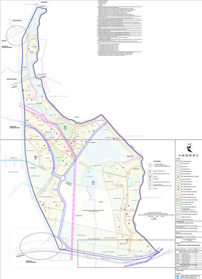 Bản đồ Quy hoạch Sử dụng đất phân khu đô thị GS(A)