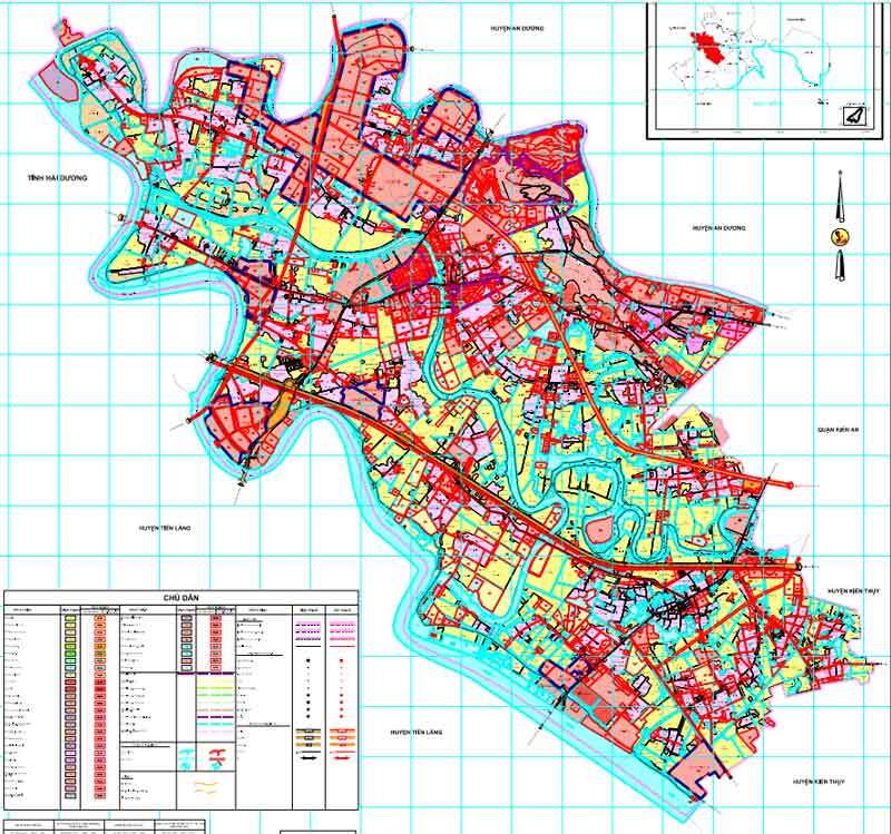 Bản đồ quy hoạch huyện An Lão - Kế hoạch sử dụng đất
