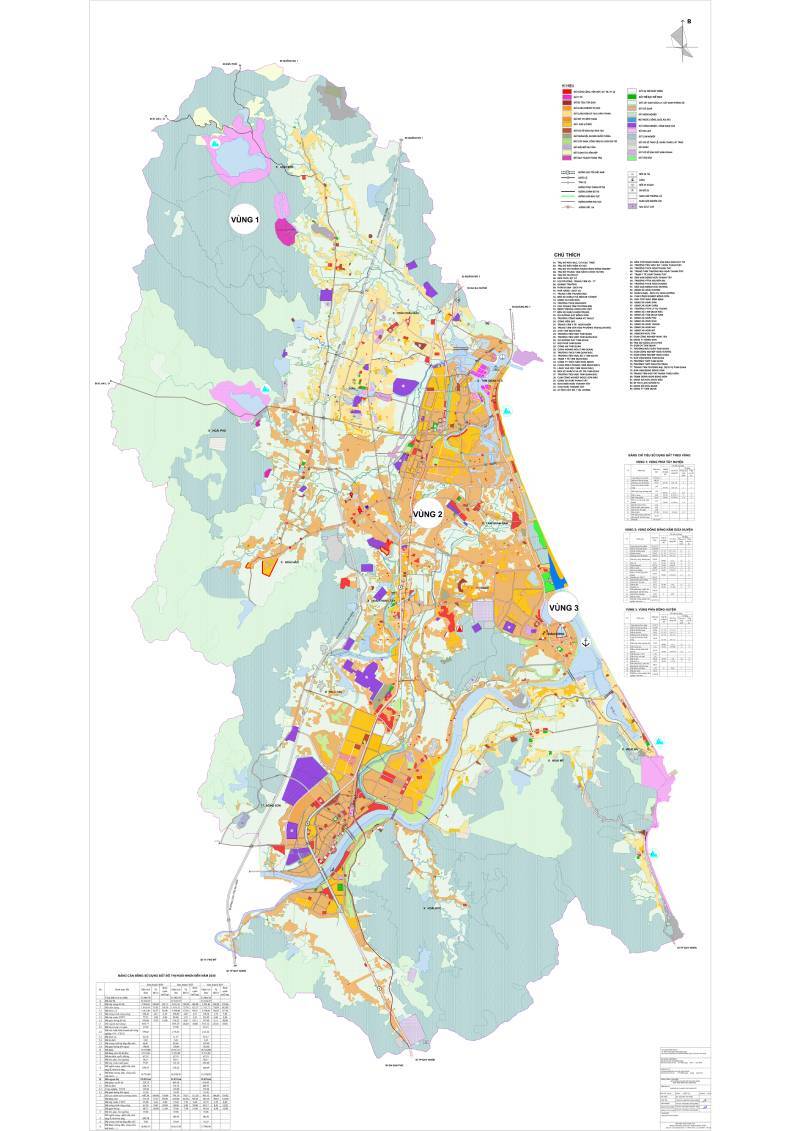 Bản vẽ định hướng phát triển không gian quy hoạch chung xây dựng đô thị Hoài Nhơn, tỉnh Bình Định đến năm 2035