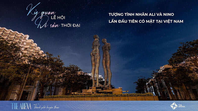 Tượng tình nhân Ali và Nino
