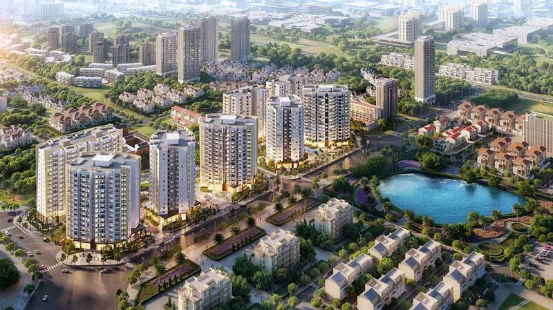 Phối cảnh tổng quan dự án Le Grand Jardin
