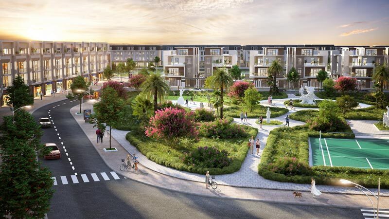 Tổng quan nội khu tại dự án HP Naia City Móng Cái