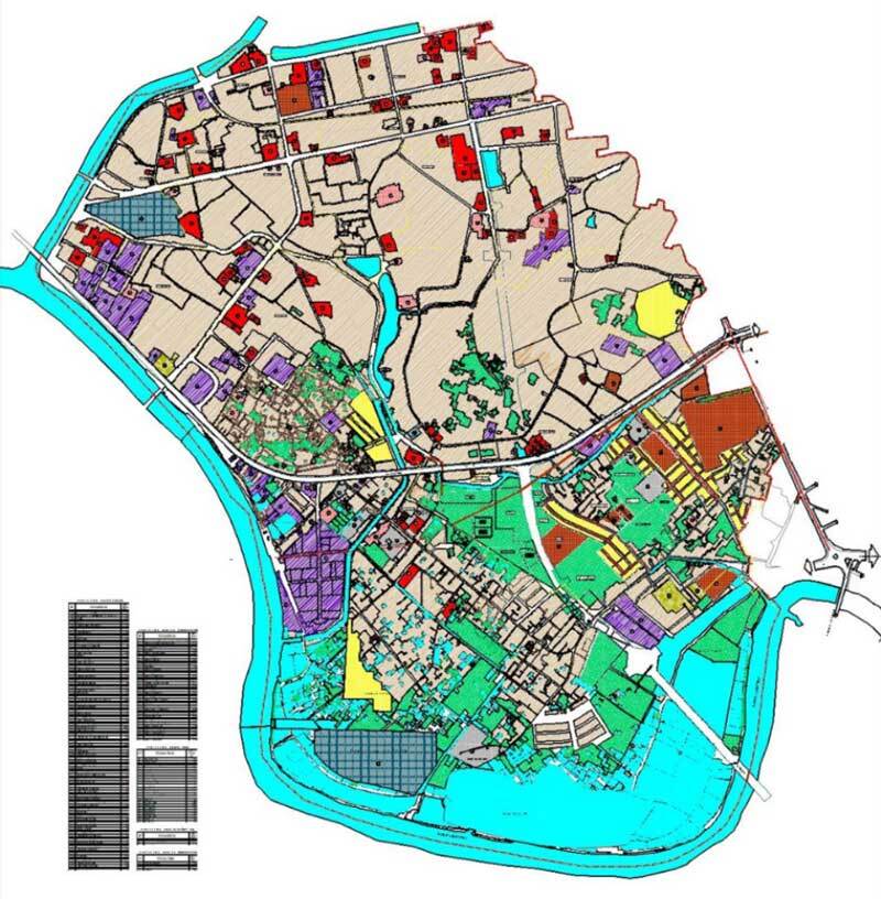 Bản đồ hiện trạng sử dụng đất quận Lê Chân - Hải Phòng