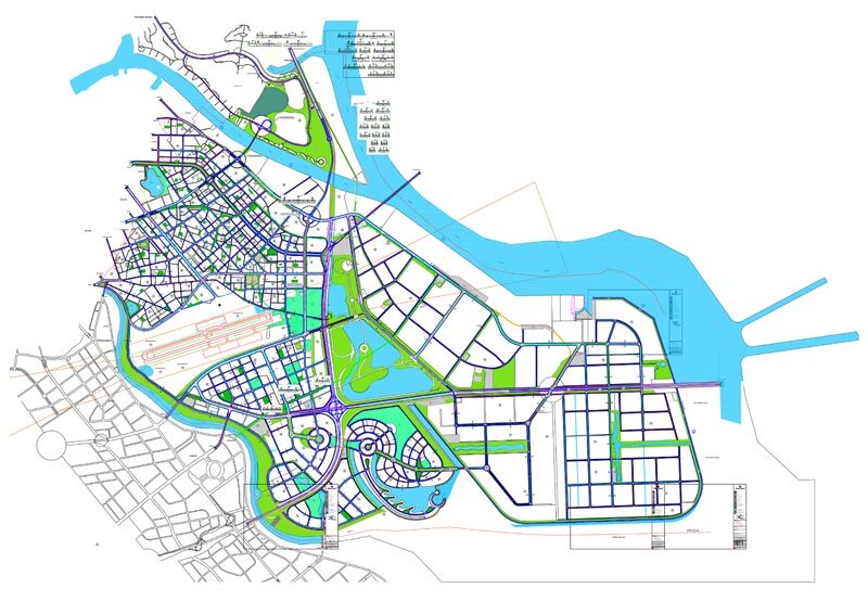 Bản đồ quy hoạch quận Hải An - Quy hoạch giao thông