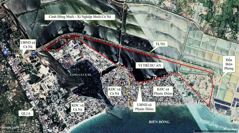 Vị trí dự án Cà Ná New City