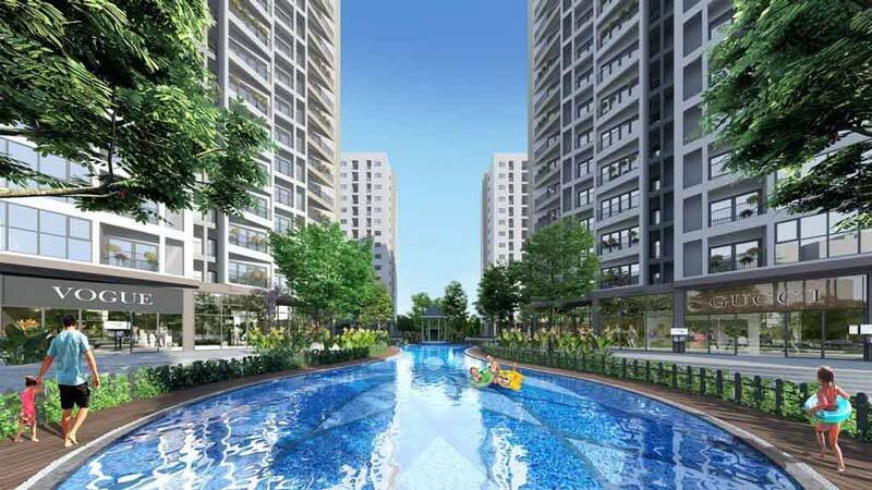 Tiện ích hồ bơi tại Le Grand Jardin