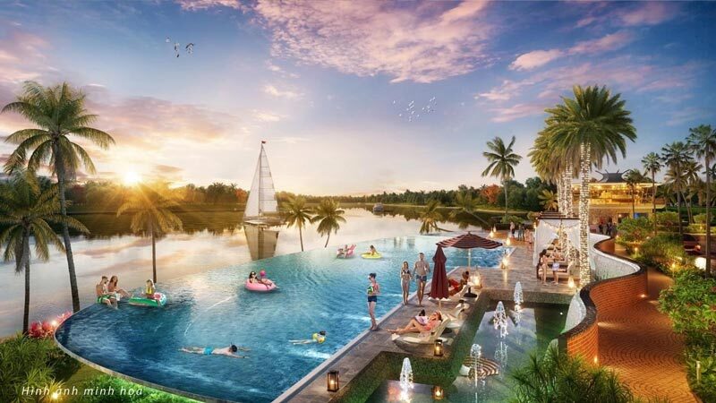 Tiện ích bể bơi tại dự án Sunneva Island Đà Nẵng