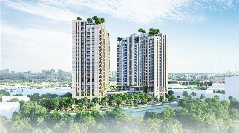 Phối cảnh tổng quan dự án Asiana Riverside Quận 7