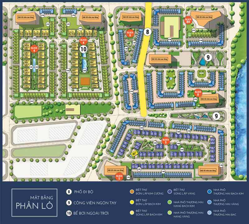 Mặt bằng tổng thể dự án The Manor Central Park