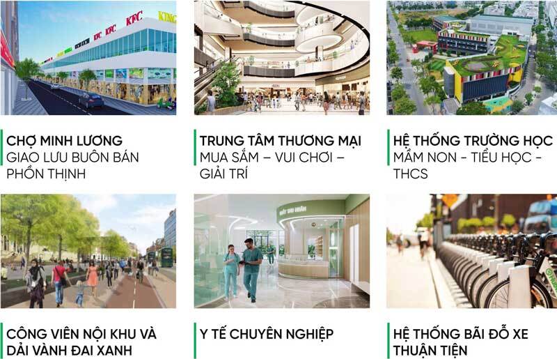 Tiện ích khu dân cư Minh Lương