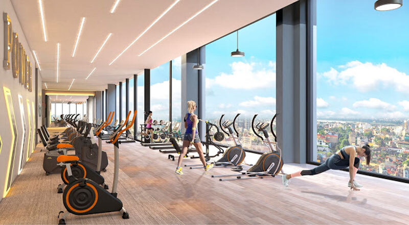 Phòng tập gym tại dự án