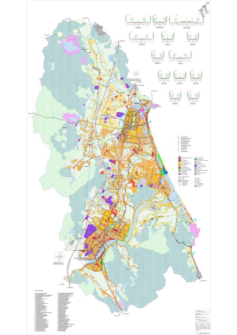 Bản vẽ giao thông quy hoạch chung xây dựng đô thị Hoài Nhơn, tỉnh Bình Định đến năm 2035