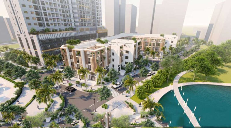 Khu công viên hoa Anh Đào Sakura Park tại dự án