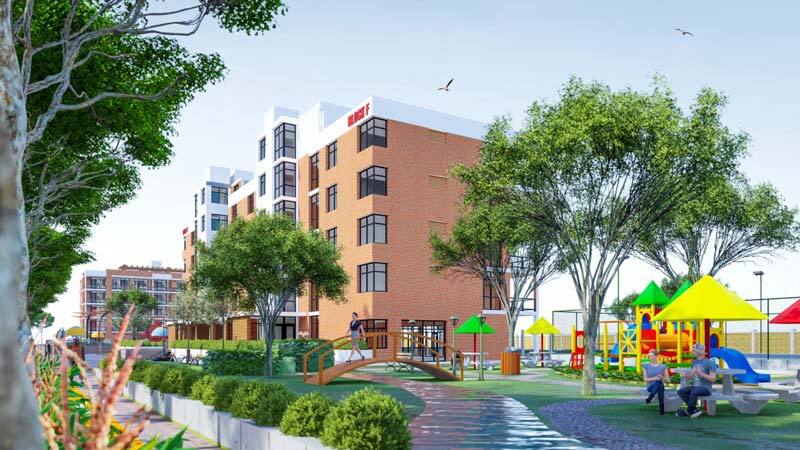 Phối cảnh tổng quan tiện ích nội khu tại dự án