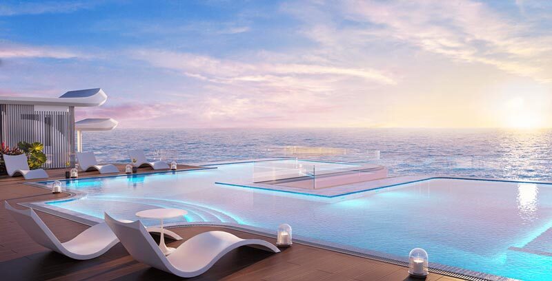 Hồ bơi Panorama tầng thượng dự án