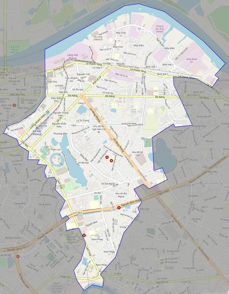 Bản đồ quy hoạch quận Ngô Quyền - Tổng quan hạ tầng giao thông