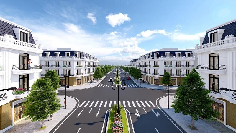 Phối cảnh nội khu Sông Công River Thái Nguyên